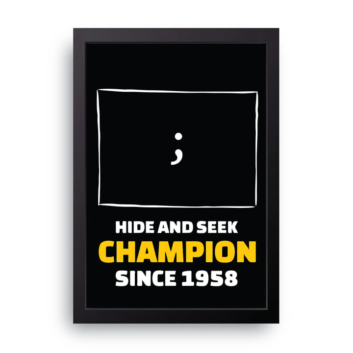 Hide And Seek Champion Frame