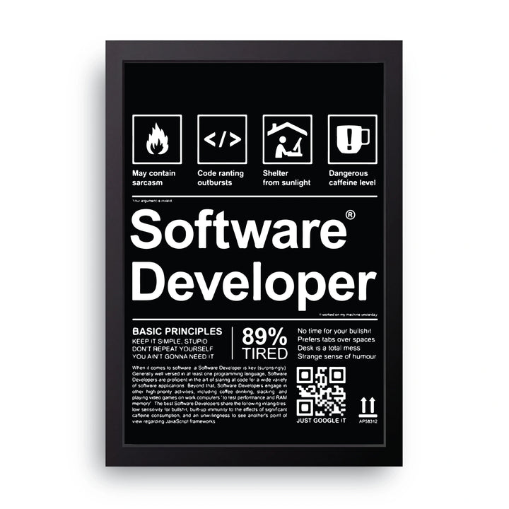 Software Developer Frame
