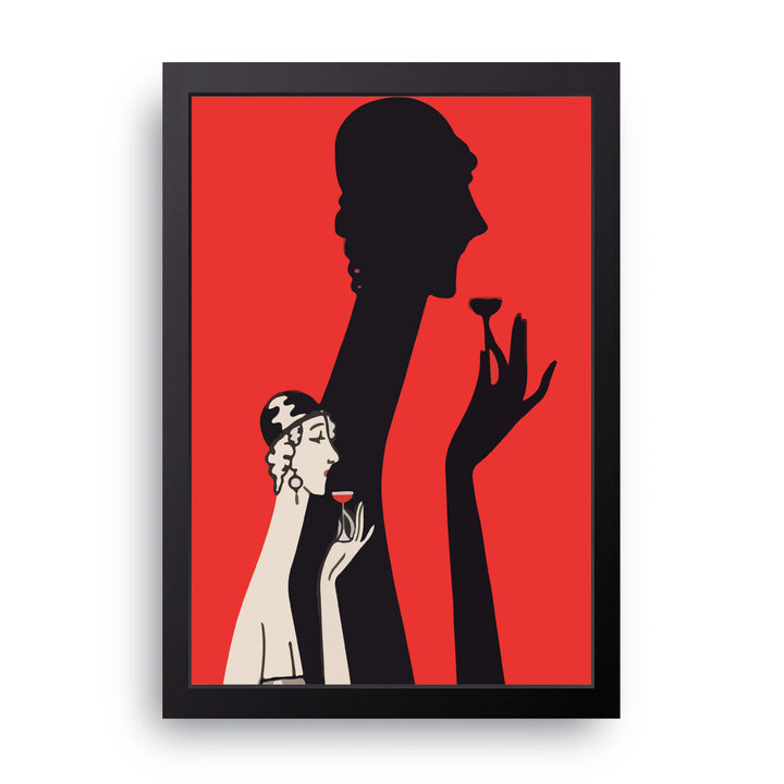 Cocktail Silhouette Frame