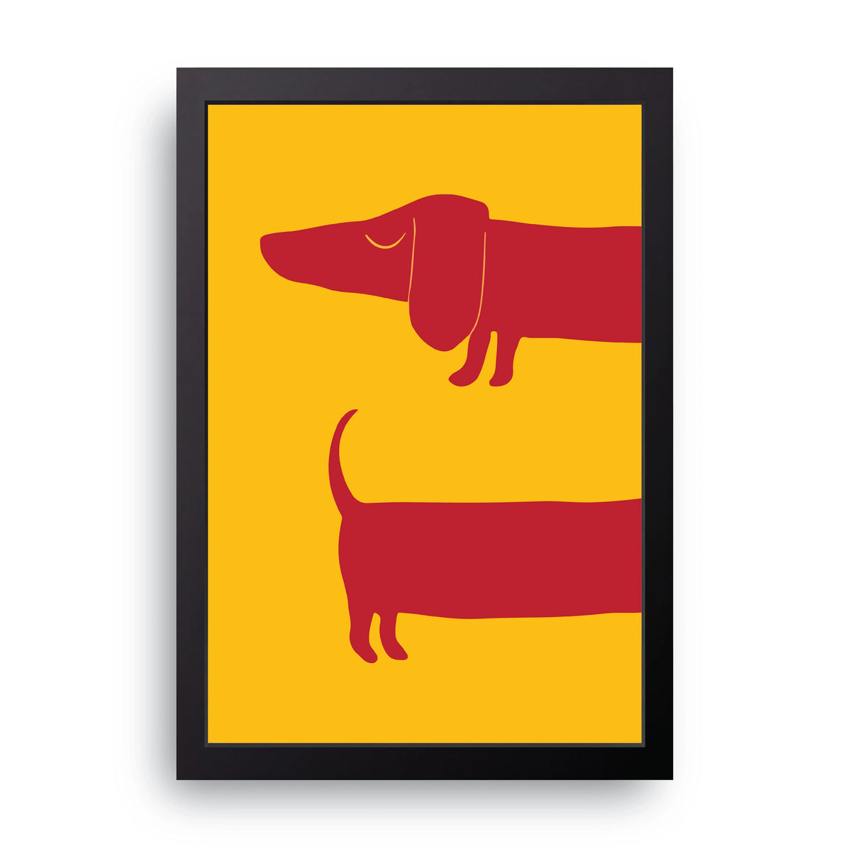 Dachshund Silhouette Frame