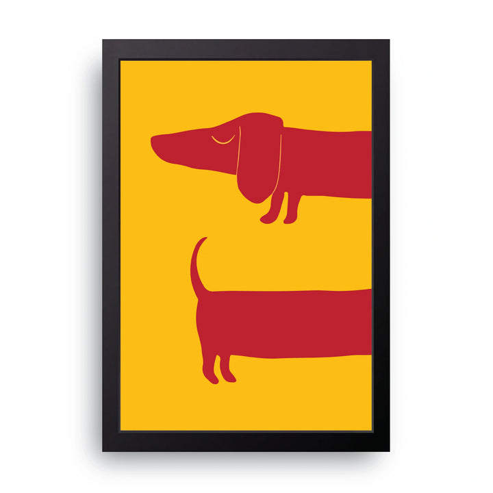 Dachshund Silhouette Frame