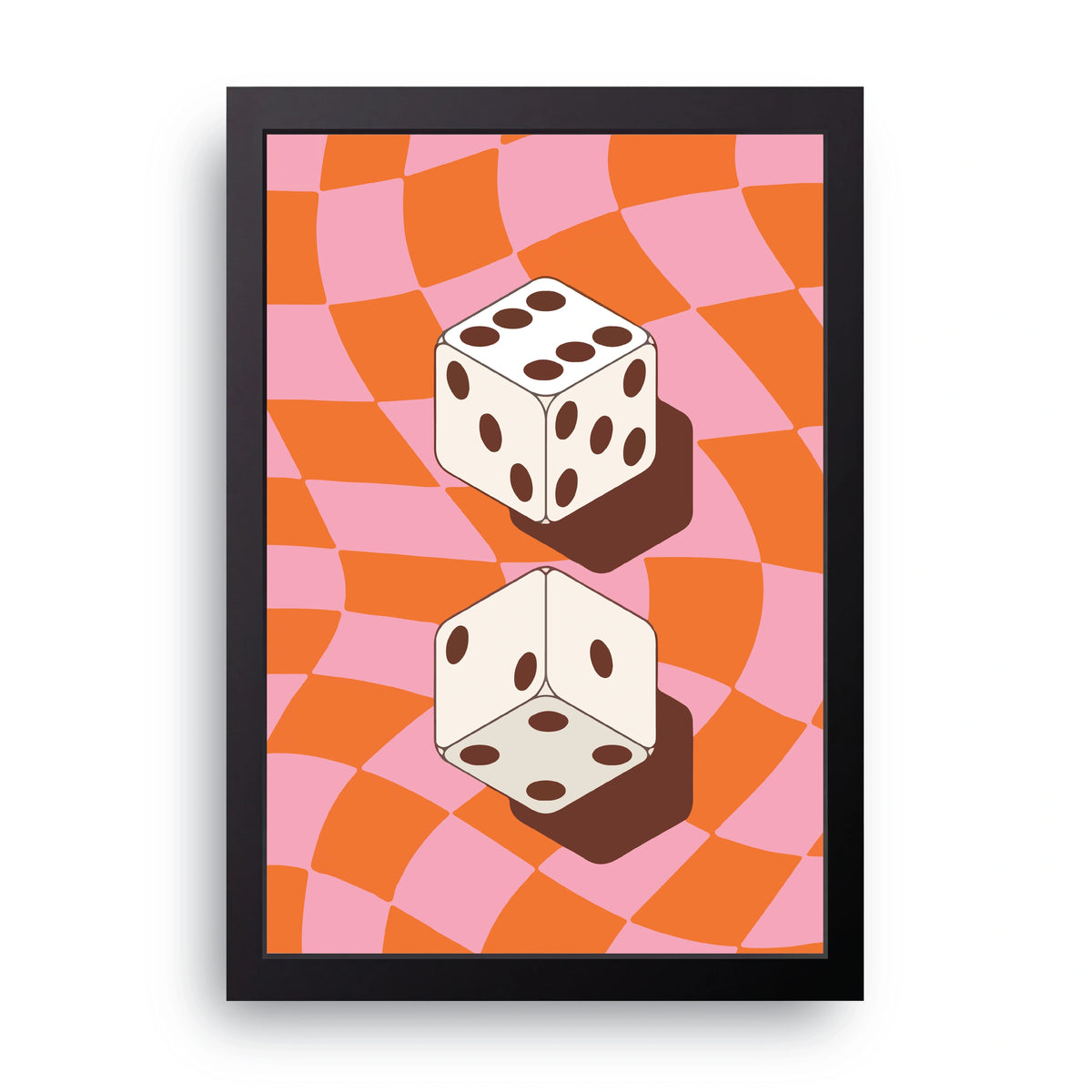 Lucky Dice Checker Frame