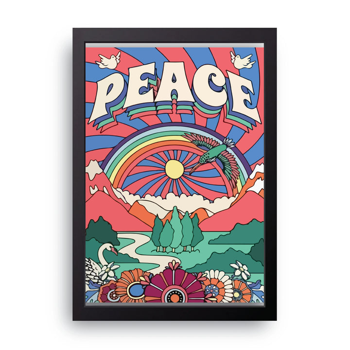 Peace Rainbow Frame