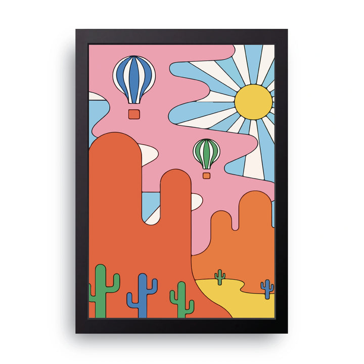 Desert Balloons Frame