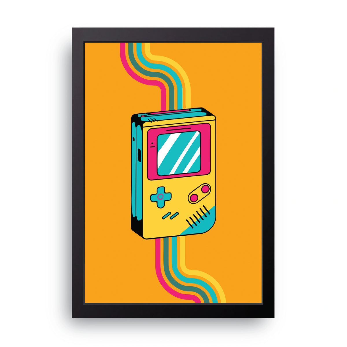 Retro Game Console Frame