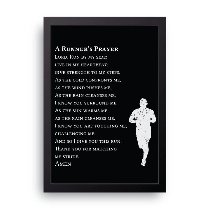 Runner's Prayer Frame