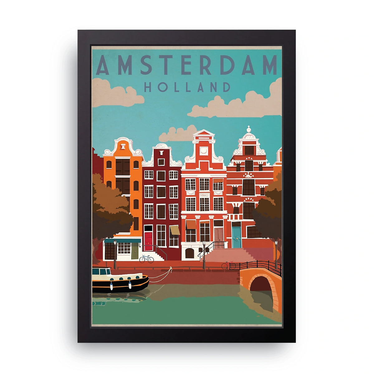 Amsterdam Houses Frame