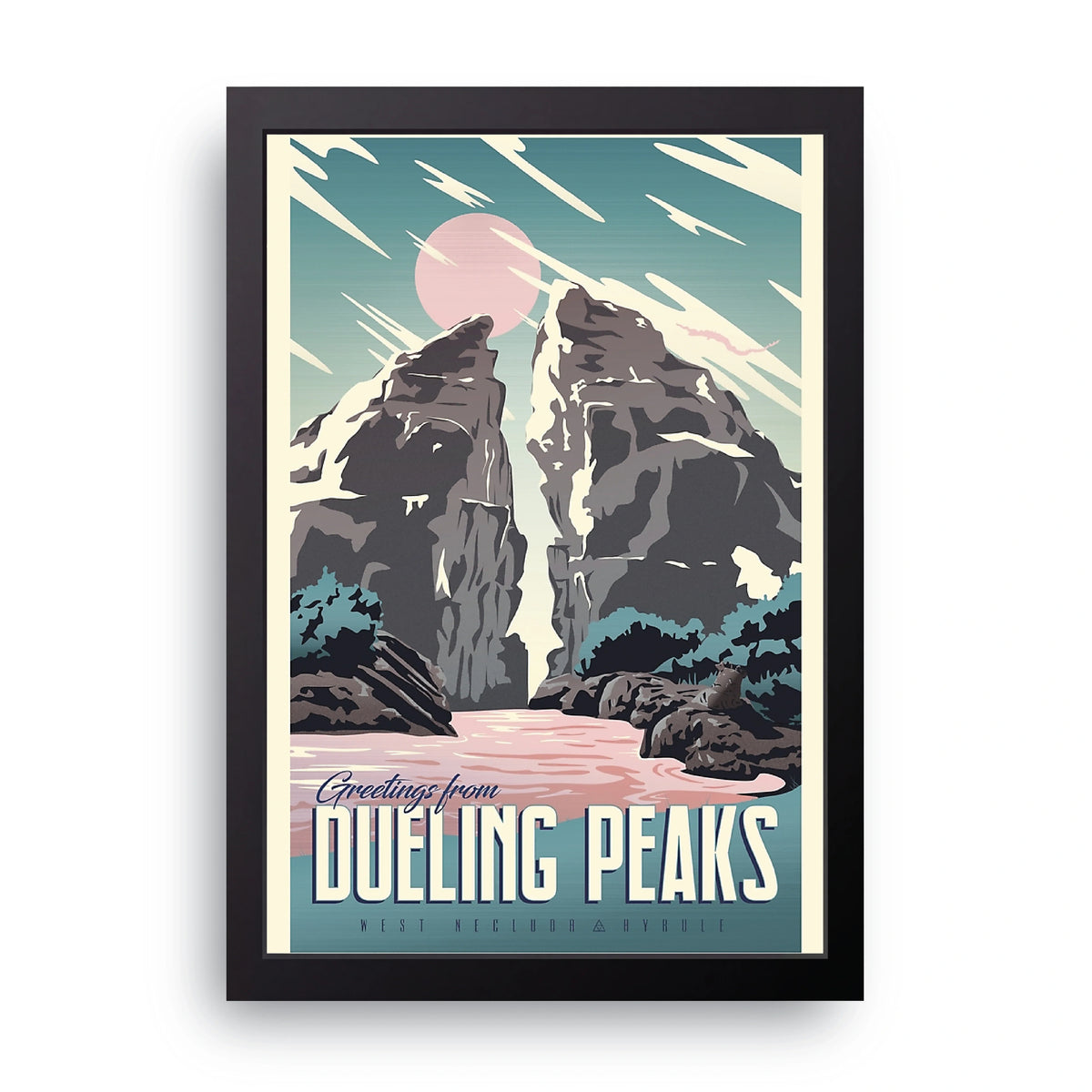 Dueling Peaks Frame
