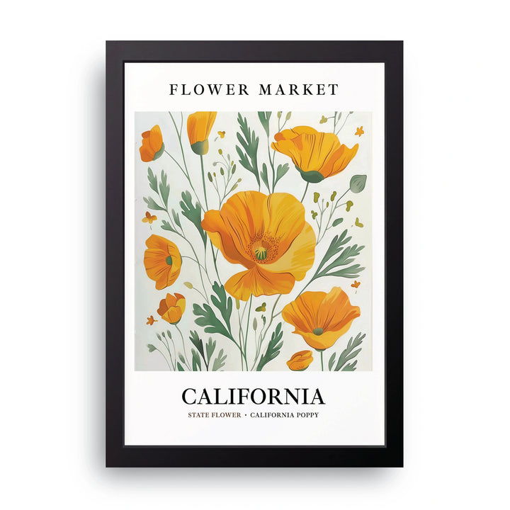 California Flower Market Frame