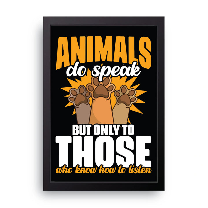 Animals Speak Frame