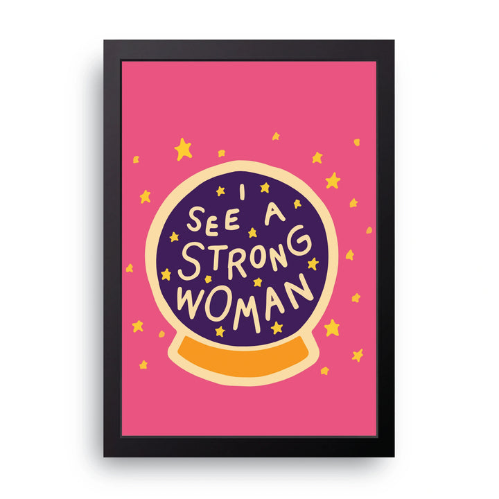 Strong Woman Frame