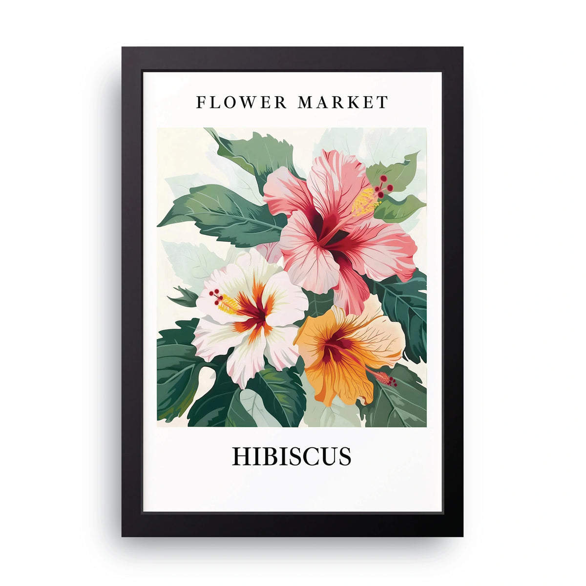 Hibiscus Flower Market Frame