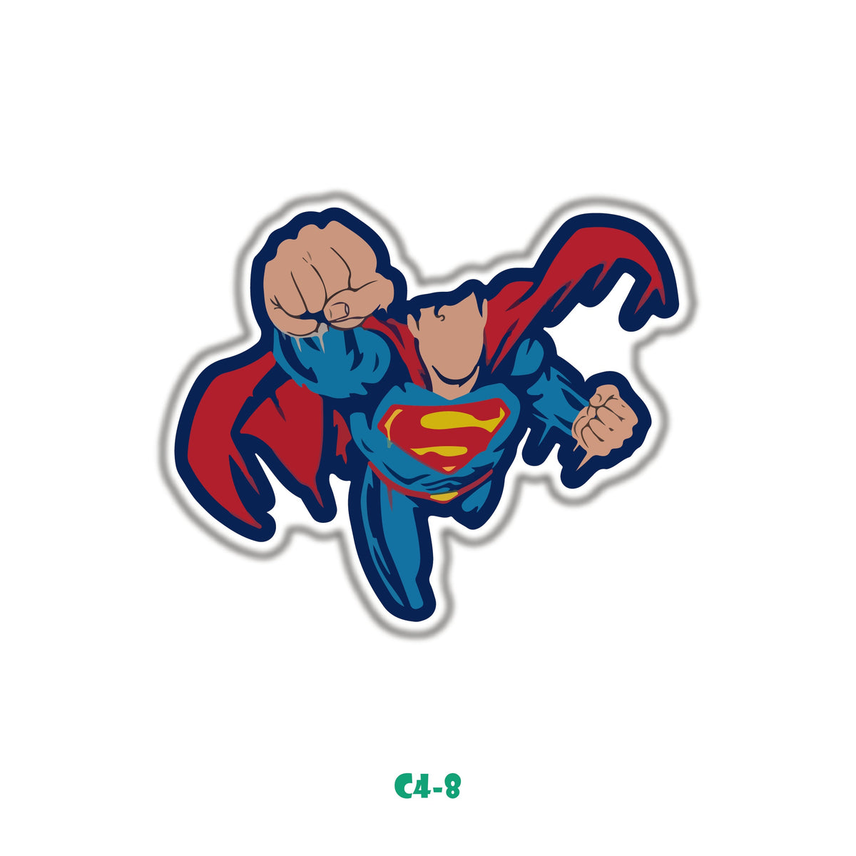 SUPERMAN FLYING SILHOUETTE