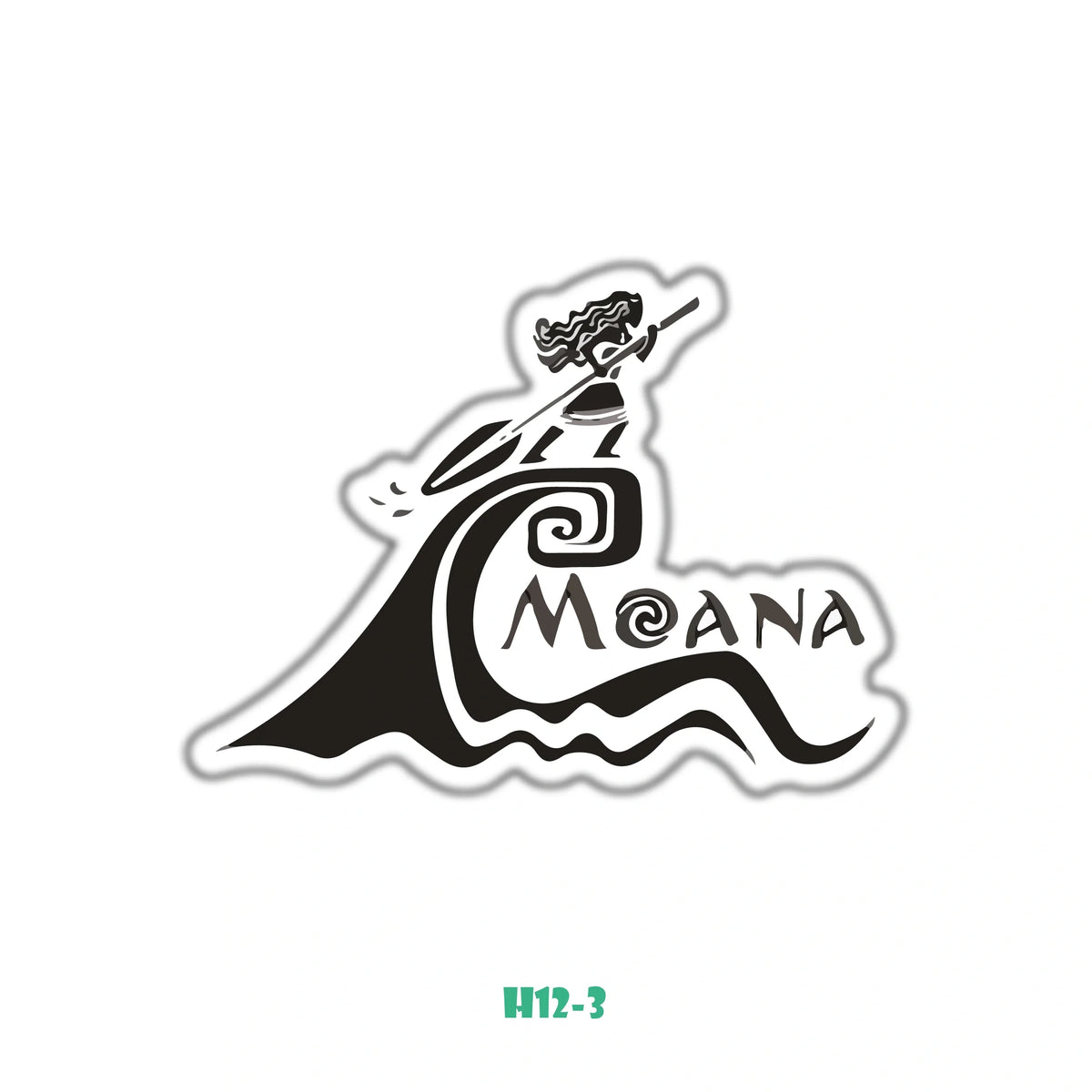 SILLHOUETTE OF MOANA