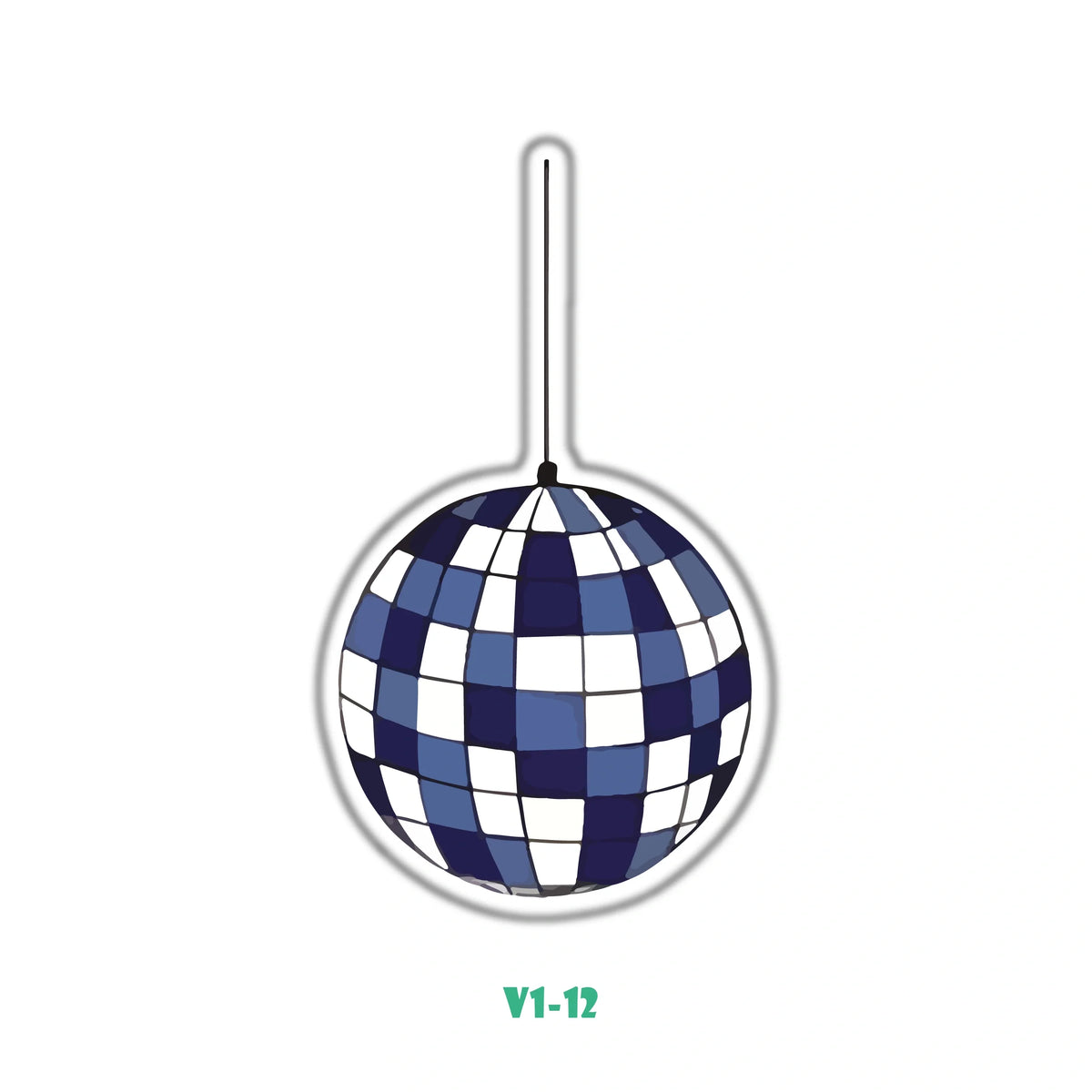 BLUE DISCO BALL